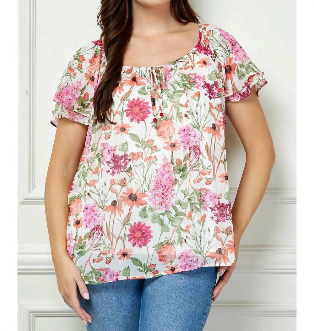 NEW WINSLOW COLLECTION juliet top in floral